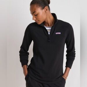 Vineyard Vines Women's Black Pullover Top